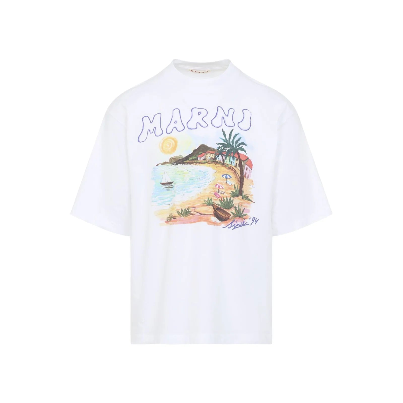 MARNI COASTAL SCENE T SHIRT