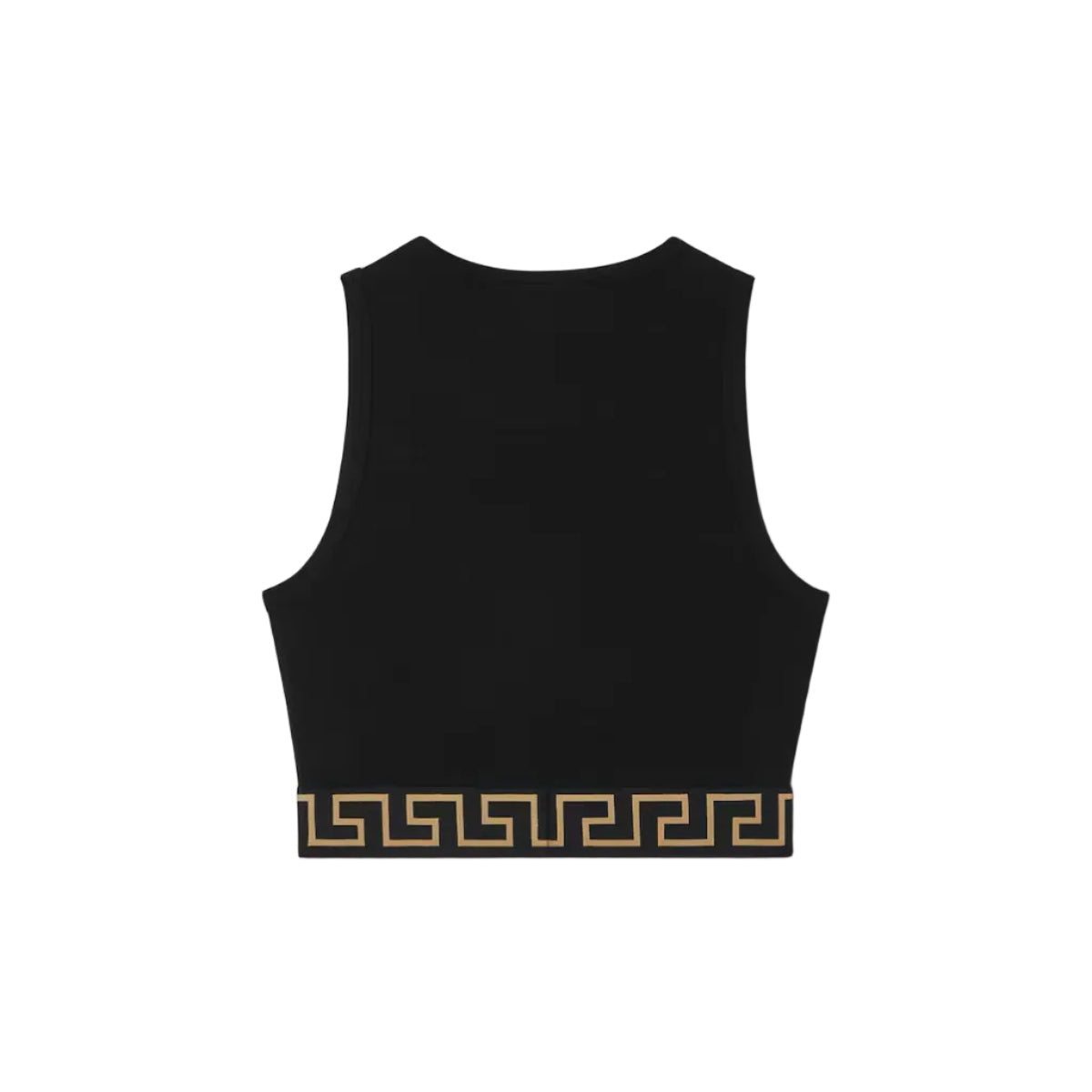 Jacquard Cotton-Jersey Crop Top