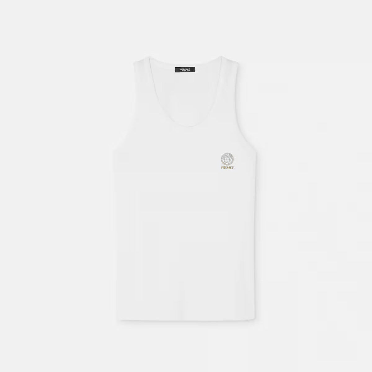 MEDUSA LOGO COTTON TANK-TOP UNDERSHIRT