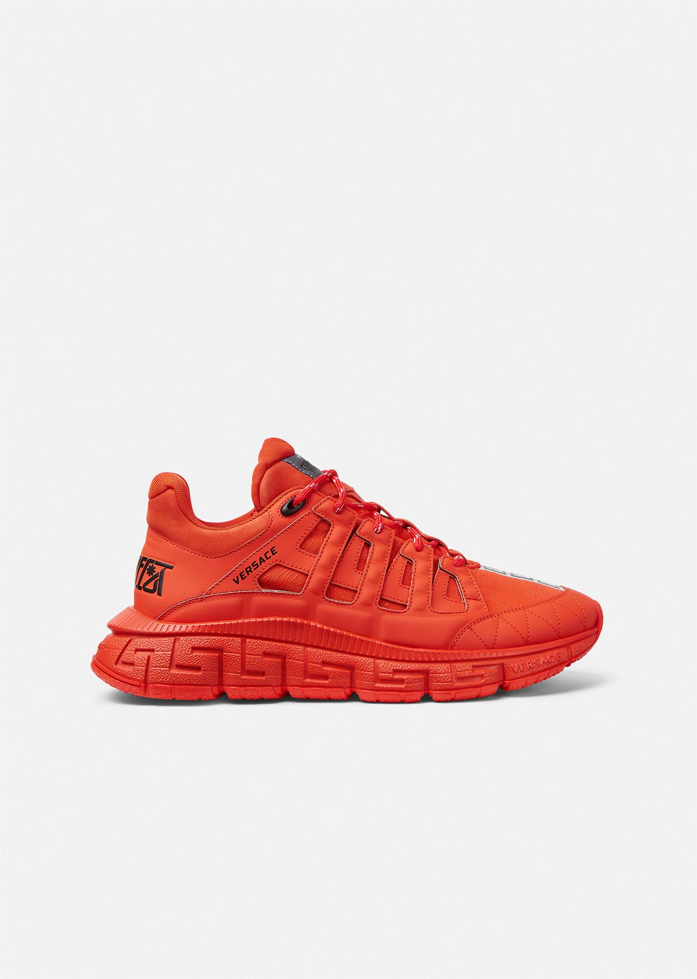 VERSACE TRIGRECA SNEAKERS | RED