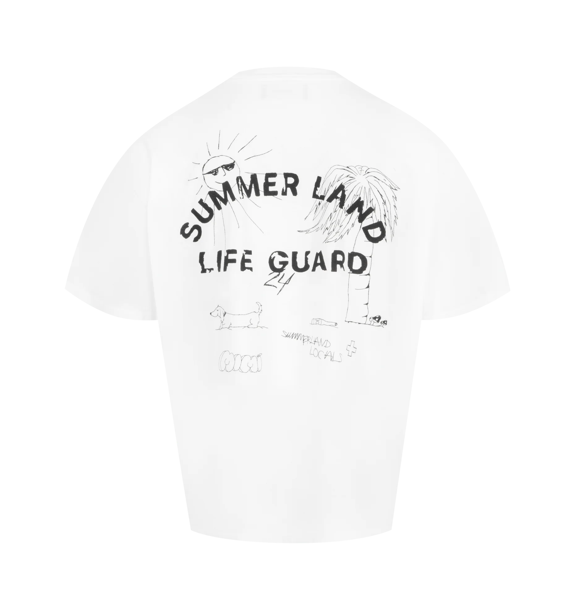 LIFE GAURD SCRIPT BOXY T-SHIRT