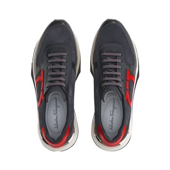 SALVATORE FERRAGAMO RAINBOW GANCINI SNEAKER
