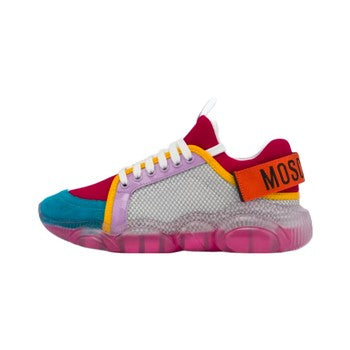 MOSCHINO LOGO TAPE TEDDY SHOES MULTICOLOURED