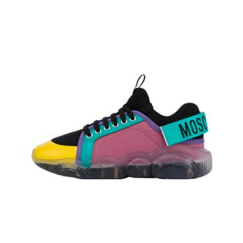 MOSCHINO LOGO TAPE TEDDY SHOES MULTICOLOURED
