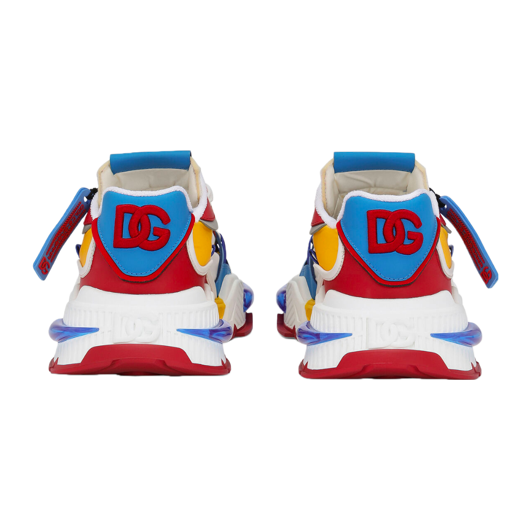 DOLCE & GABBANA AIR MASTER SNEAKER YELLOW/BLUE/RED/WHITE