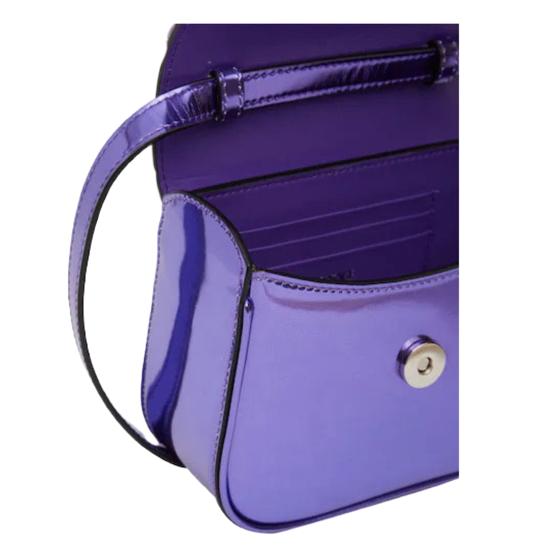 VERSACE LA MEDUSA MINI BAG PURPLE