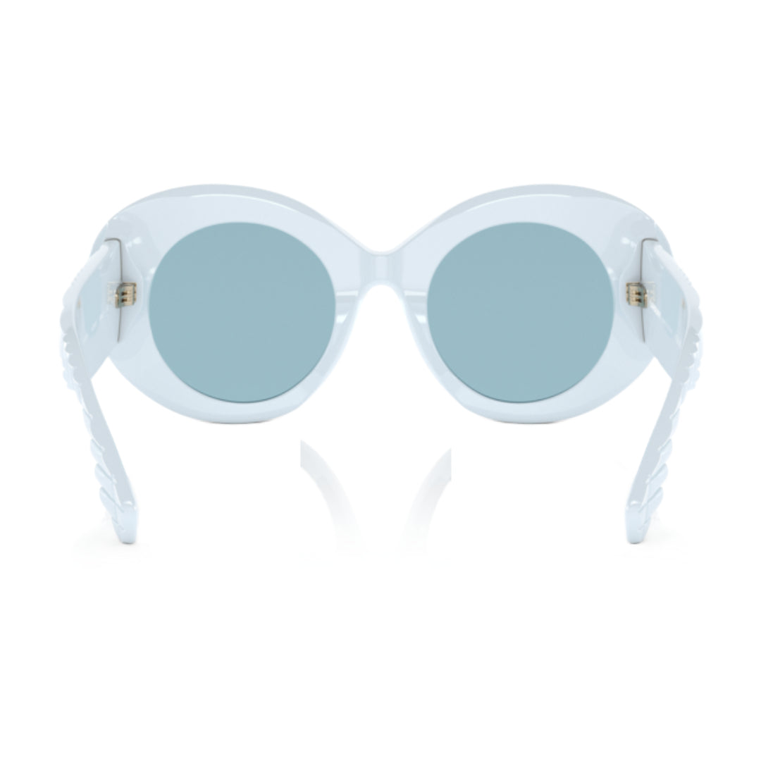 BURBERRY MARGOT MONOGRAM MOTIF OVERSIZED FRAME AZURE/BLUE