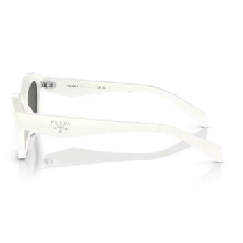 PRADA SUNGLASSES WHITE/DARK GREY 0PR A02S
