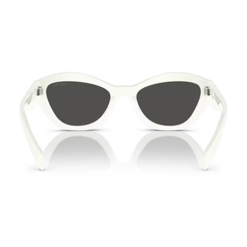 PRADA SUNGLASSES WHITE/DARK GREY 0PR A02S