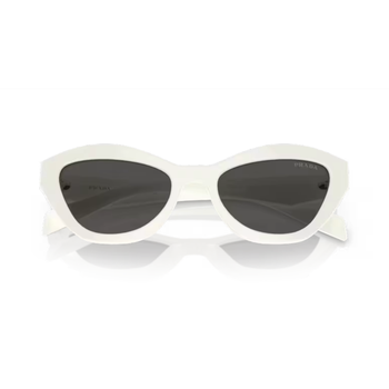 PRADA SUNGLASSES WHITE/DARK GREY 0PR A02S