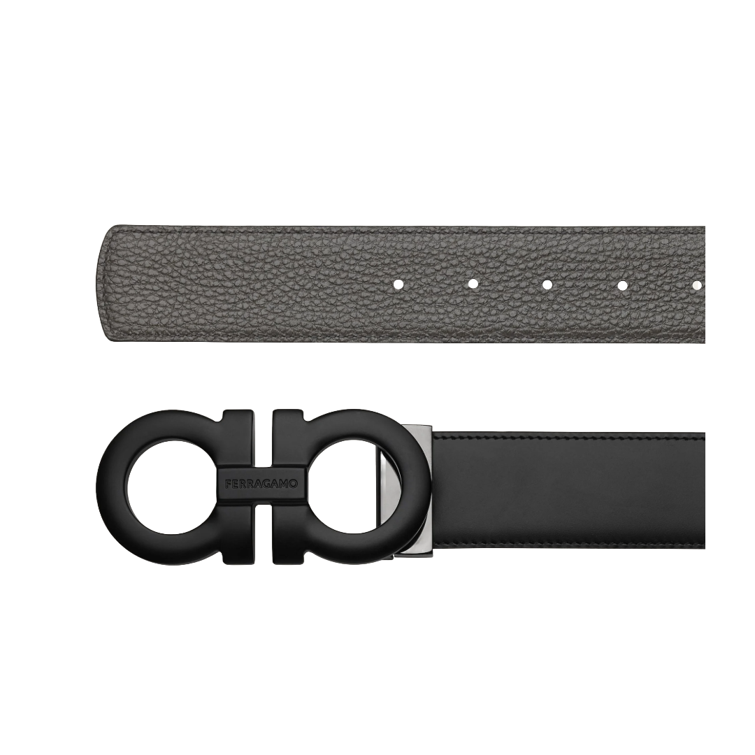 FERRAGAMO REVERSIBLE AND ADJUSTABLE REVERSIBLE GANCINI BELT 