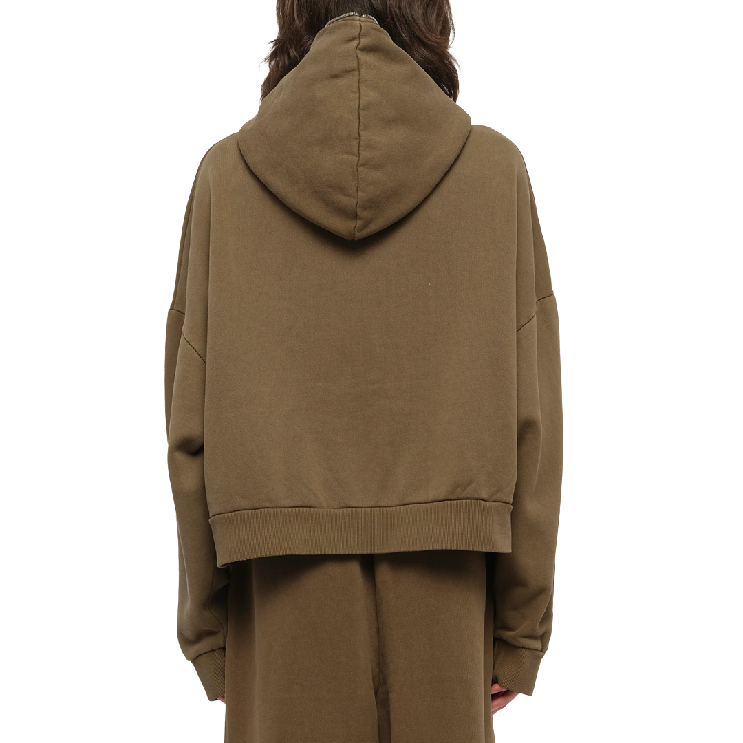 ETERNAL ZIP HOODIE IN MILITARY
