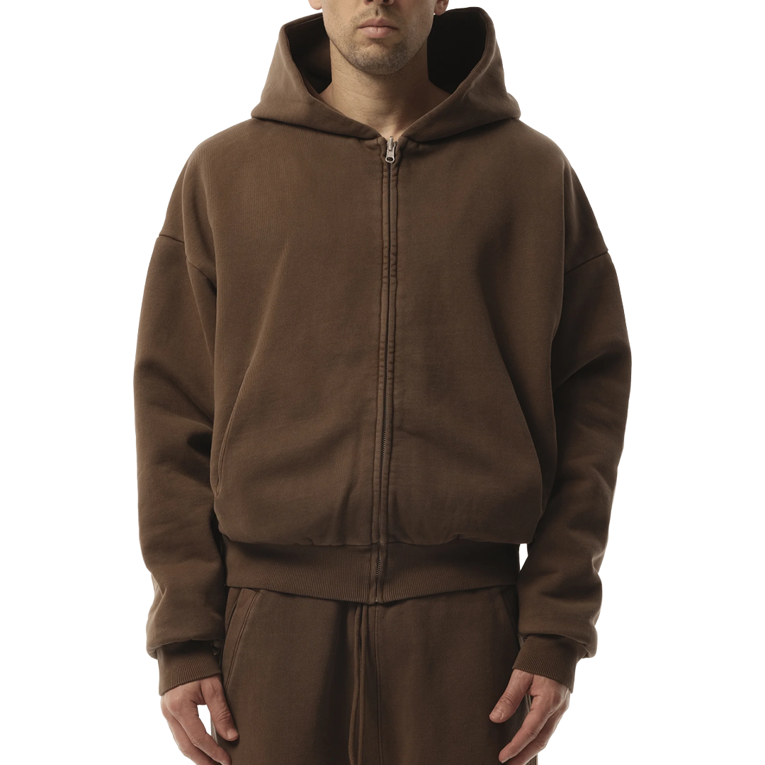 THERMAL HOOD IN BRUNETTE