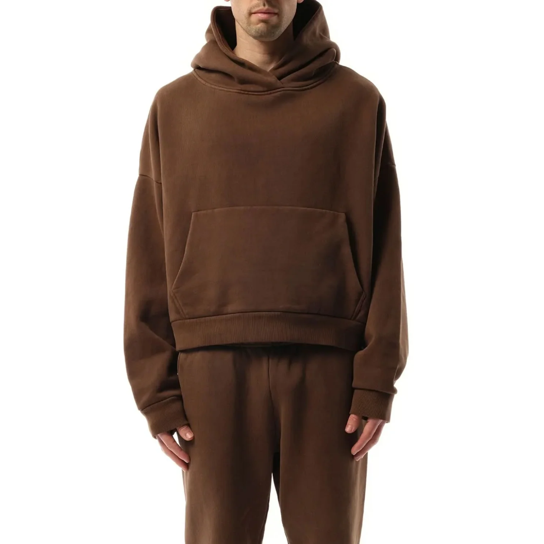 HEAVY HOODIE IN BRUNETTE