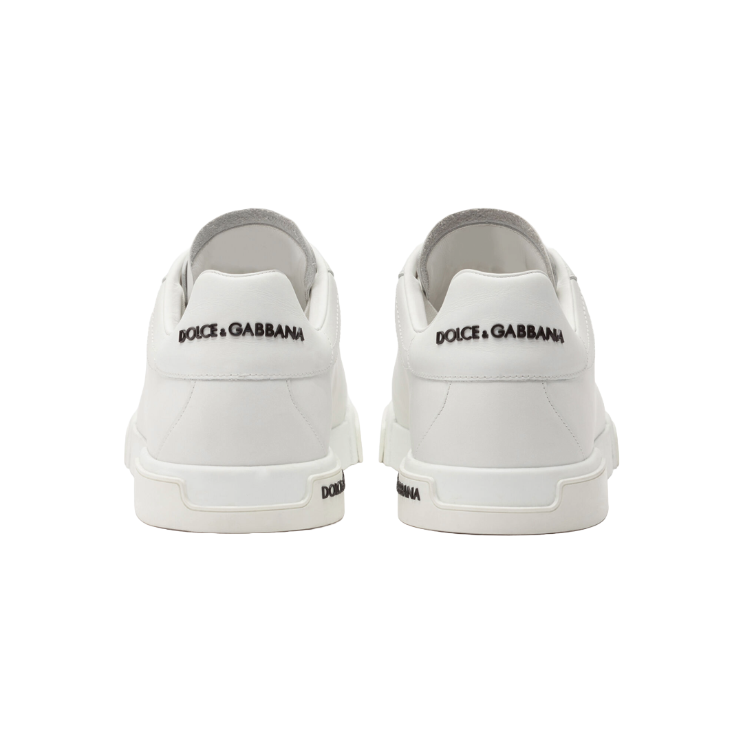 DOLCE AND GABBANA CALFSKIN NAPPA PORTOFINO SNEAKERS