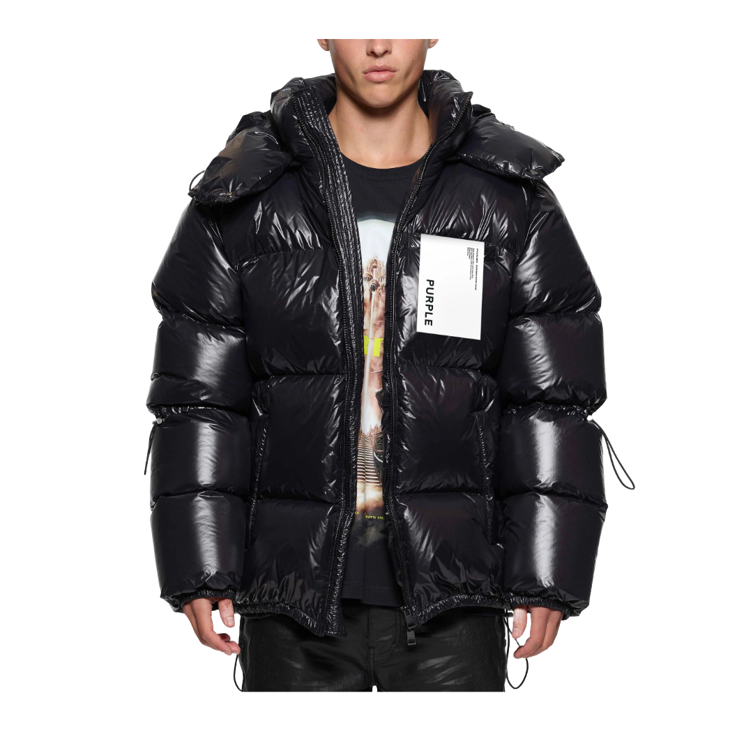 MB6079 NYLON PUFFER JACKET BLACK BEAUTY
