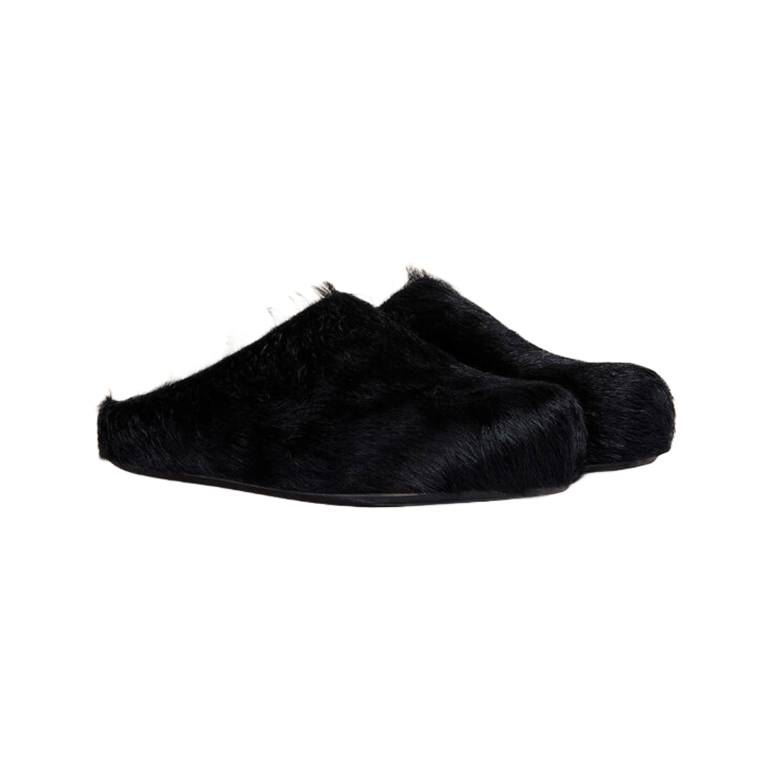 BLACK LONG HAIR FUSSBETT SABOT