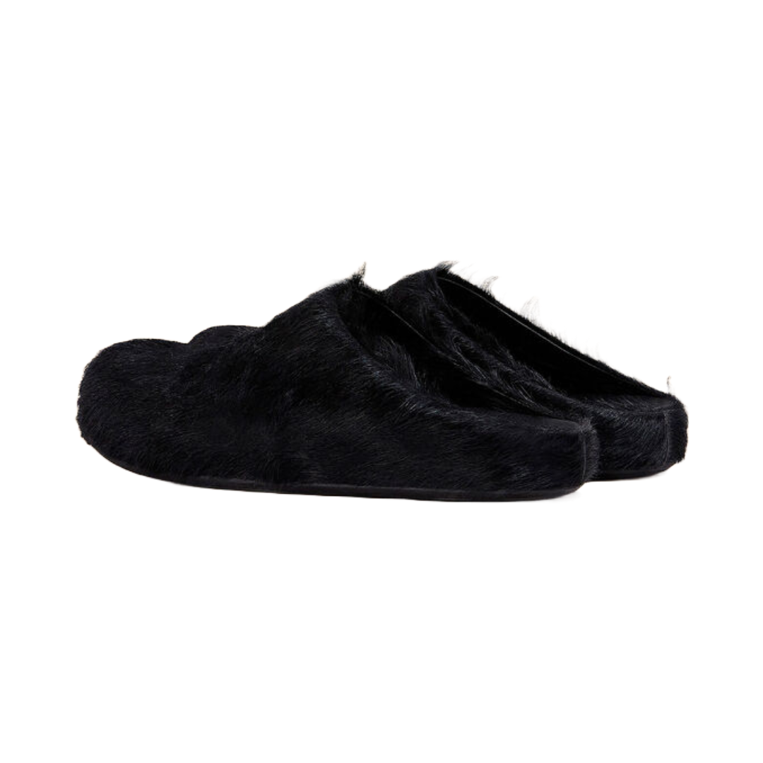 BLACK LONG HAIR FUSSBETT SABOT