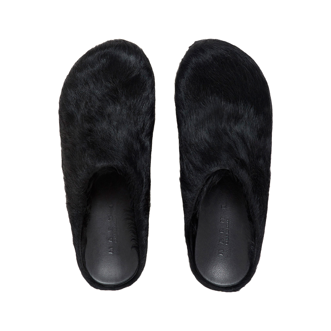 BLACK LONG HAIR FUSSBETT SABOT