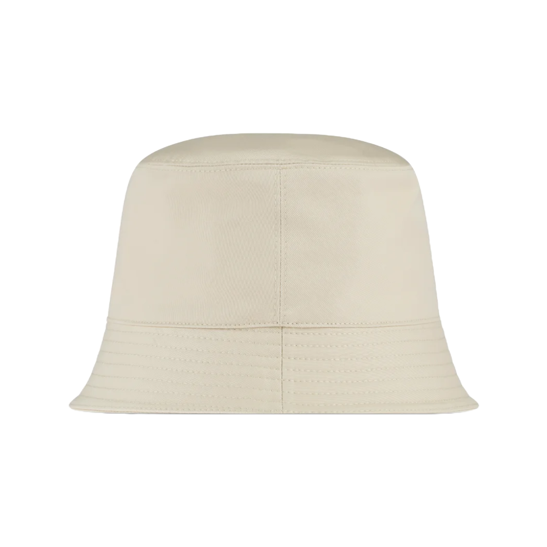 MARNI LOGO EMBROIDERED BUCKET HAT CREAM