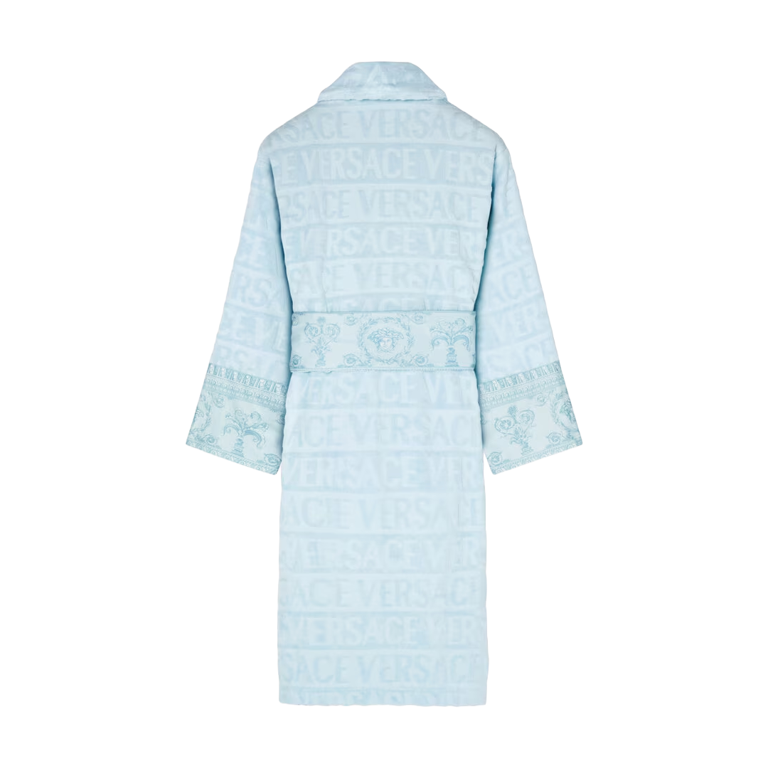 BAROQUE BATHROBE BLUE