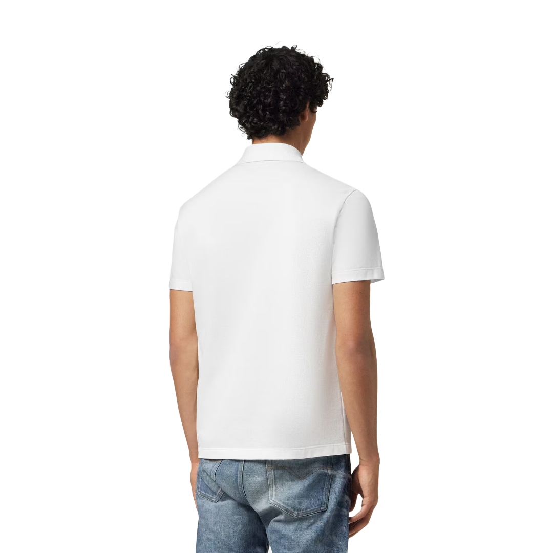 MEDUSA ZIP POLO WHITE