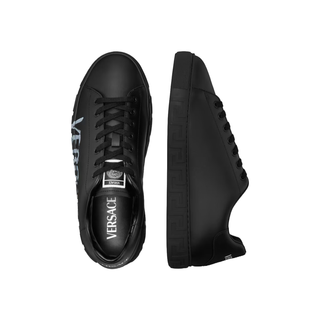 LOGO GRECA SNEAKERS BLACK