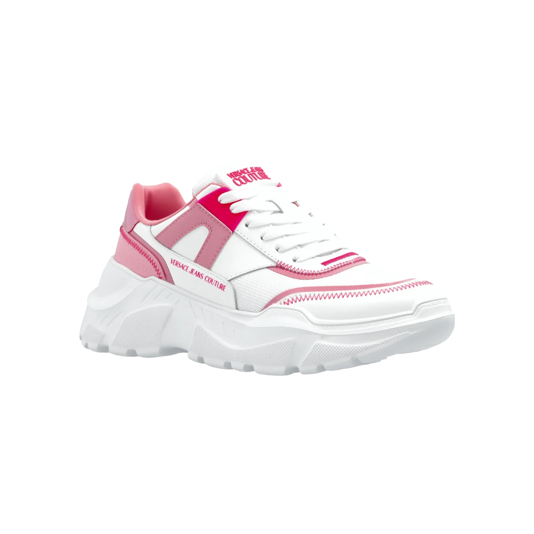 CHUNKY LOGO SNEAKERS PINK/WHITE