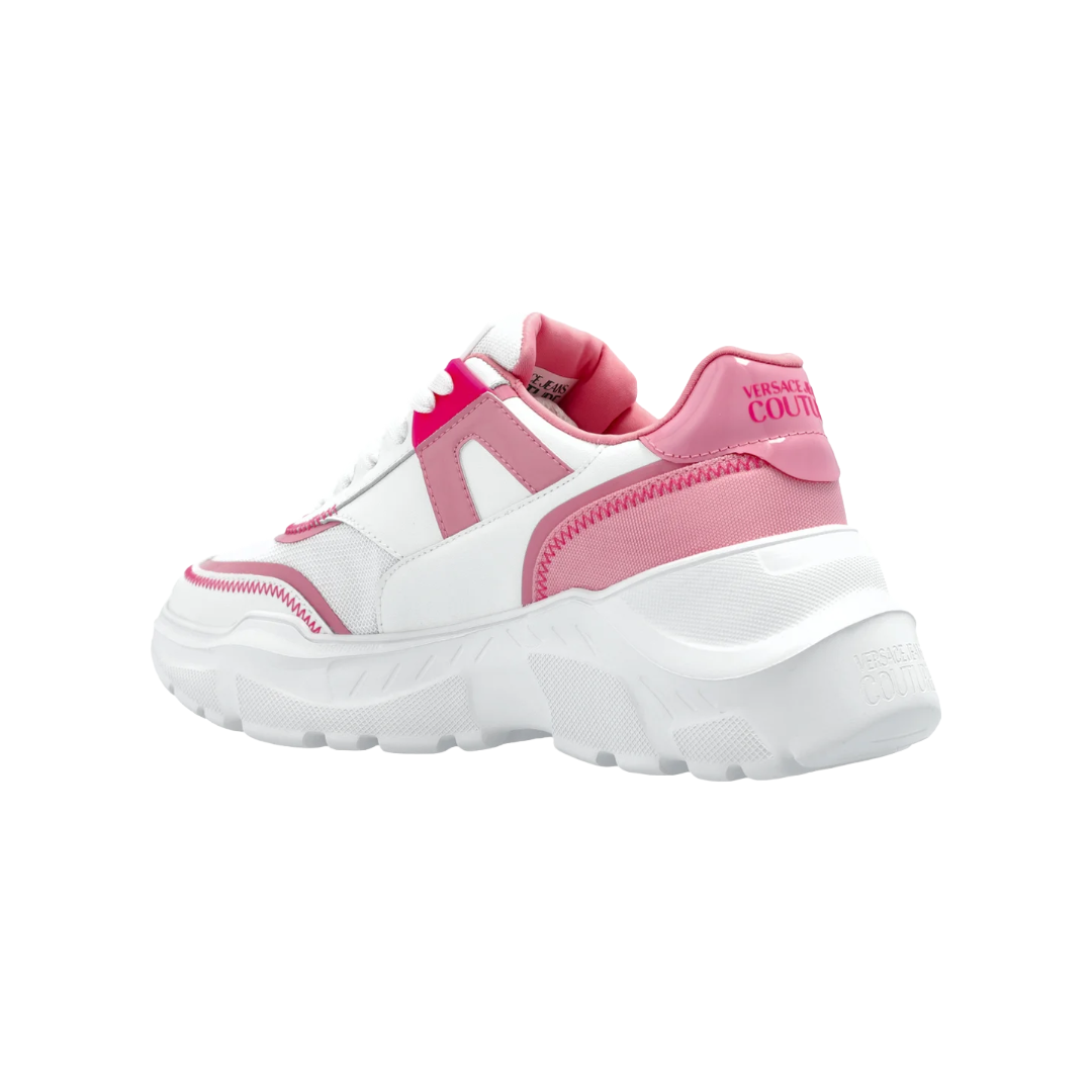 CHUNKY LOGO SNEAKERS PINK/WHITE