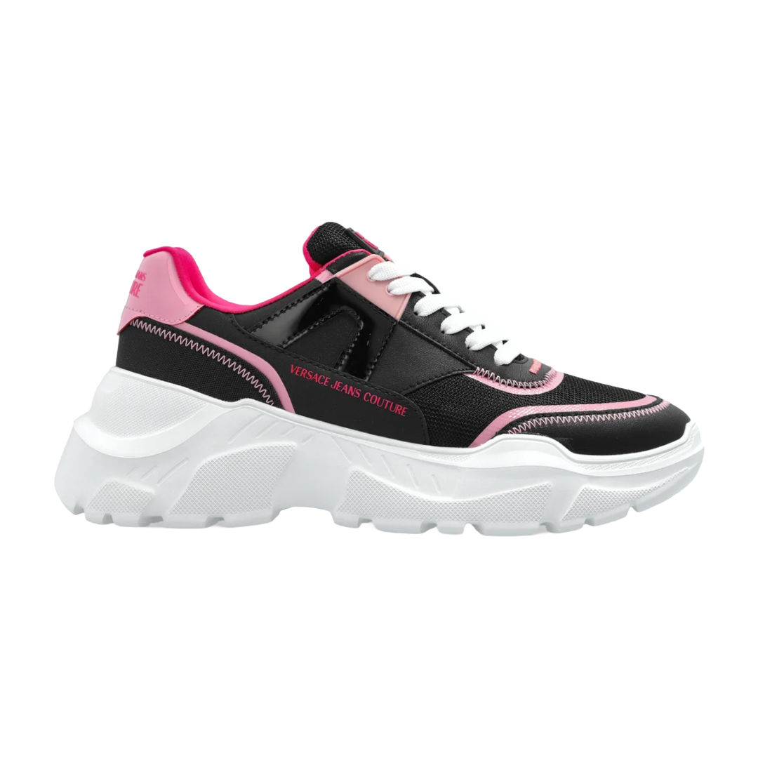 CHUNKY LOGO SNEAKERS BLACK/PINK