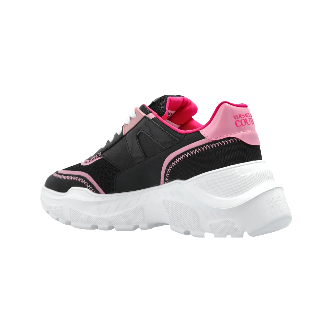 CHUNKY LOGO SNEAKERS BLACK/PINK