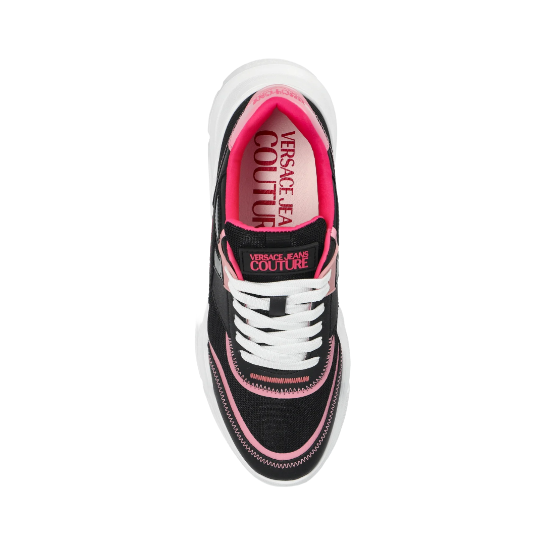 CHUNKY LOGO SNEAKERS BLACK/PINK