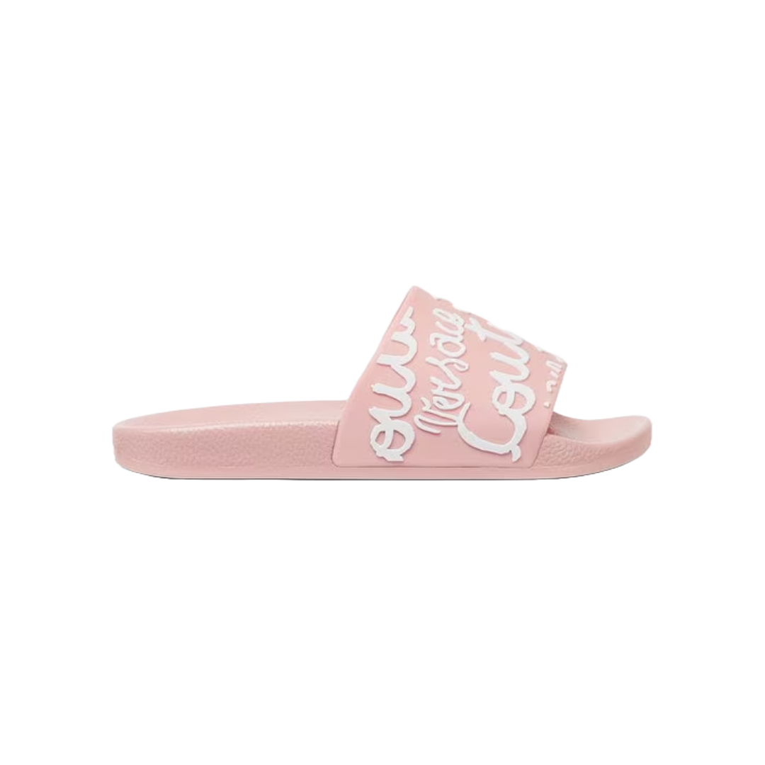 LOGO SHELLY SLIDERS PINK