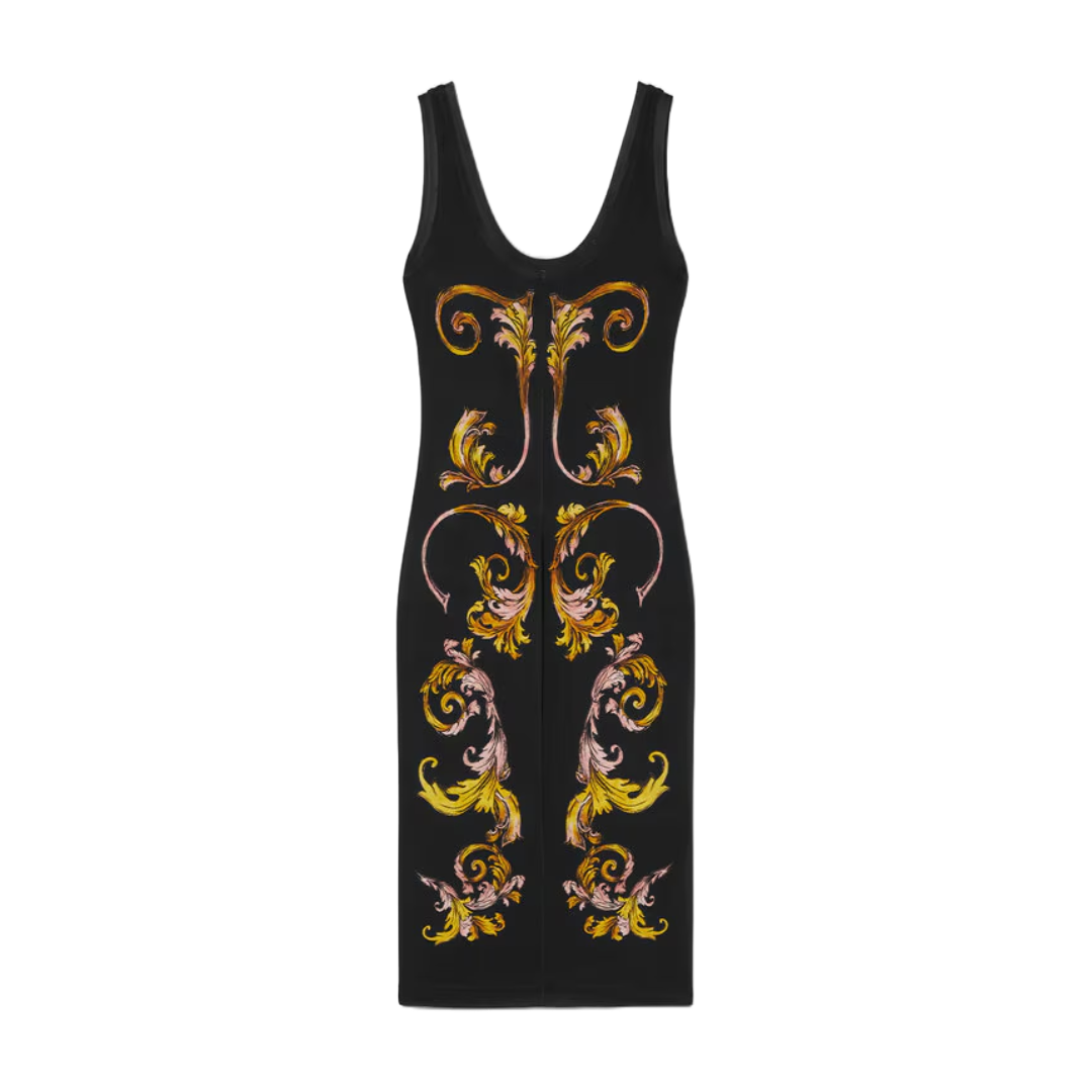 OUTLINE BAROCCO SLIP MIDI DRESS