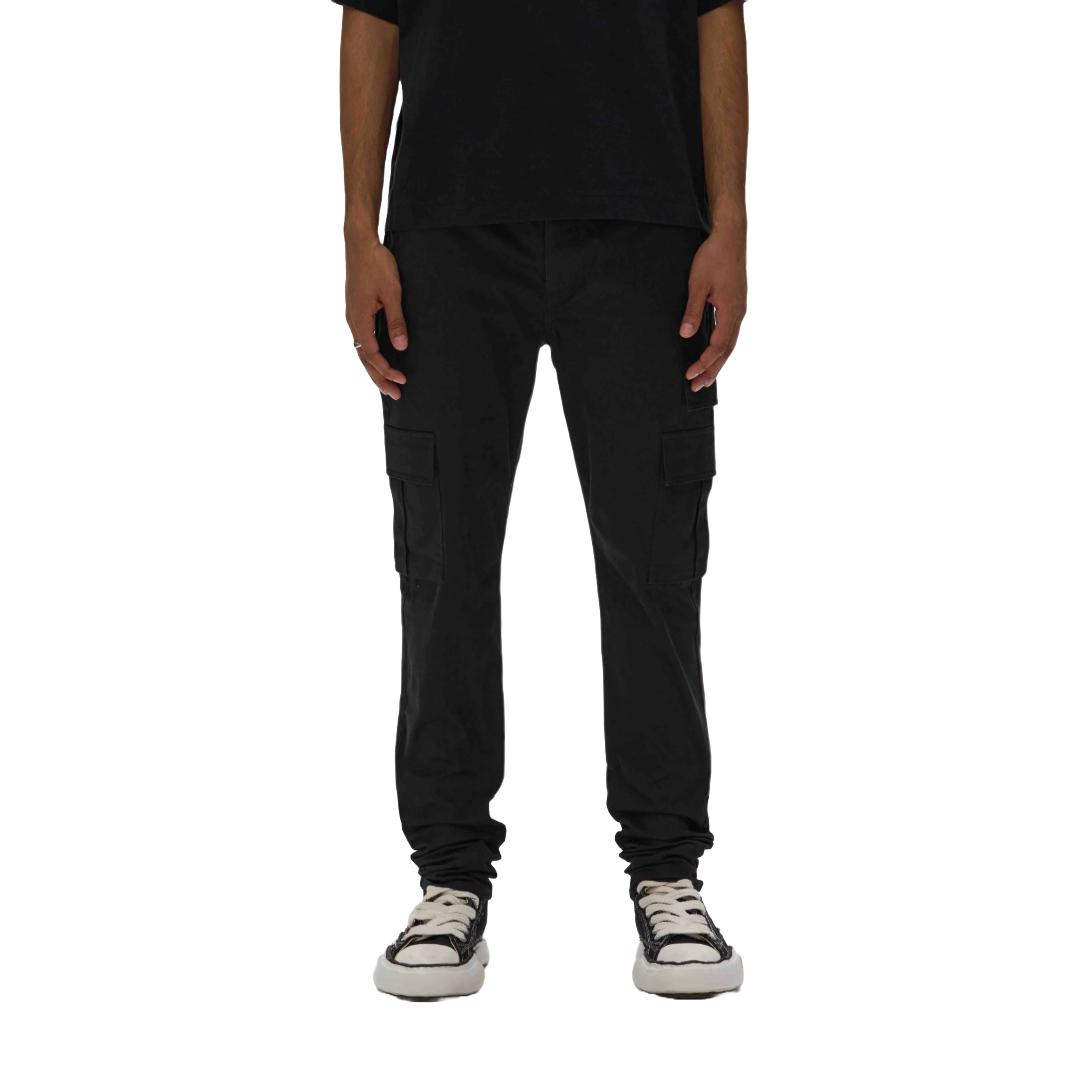 TWILL CARGO PANT BLACK