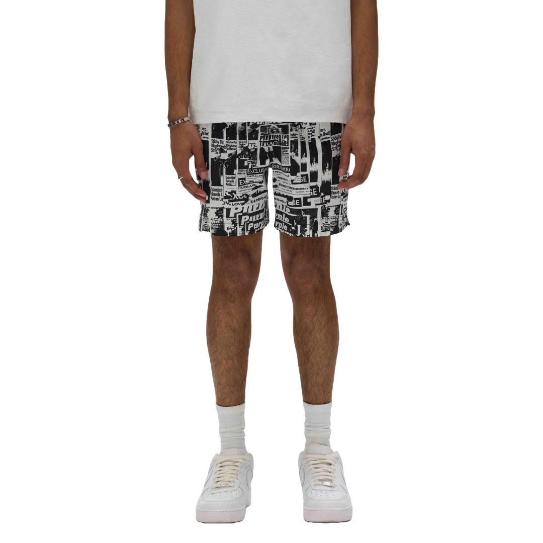 TABLOID SWIM SHORTS
