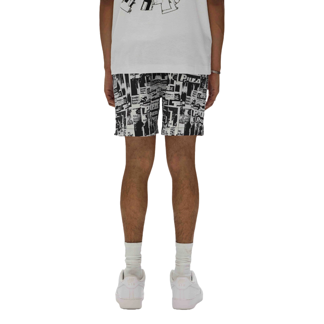 TABLOID SWIM SHORTS