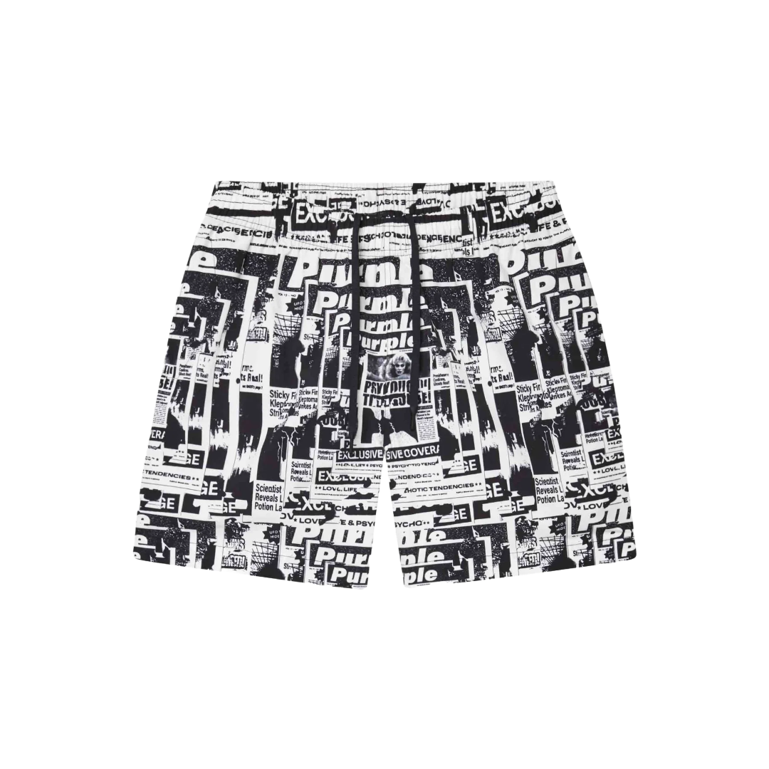 TABLOID SWIM SHORTS