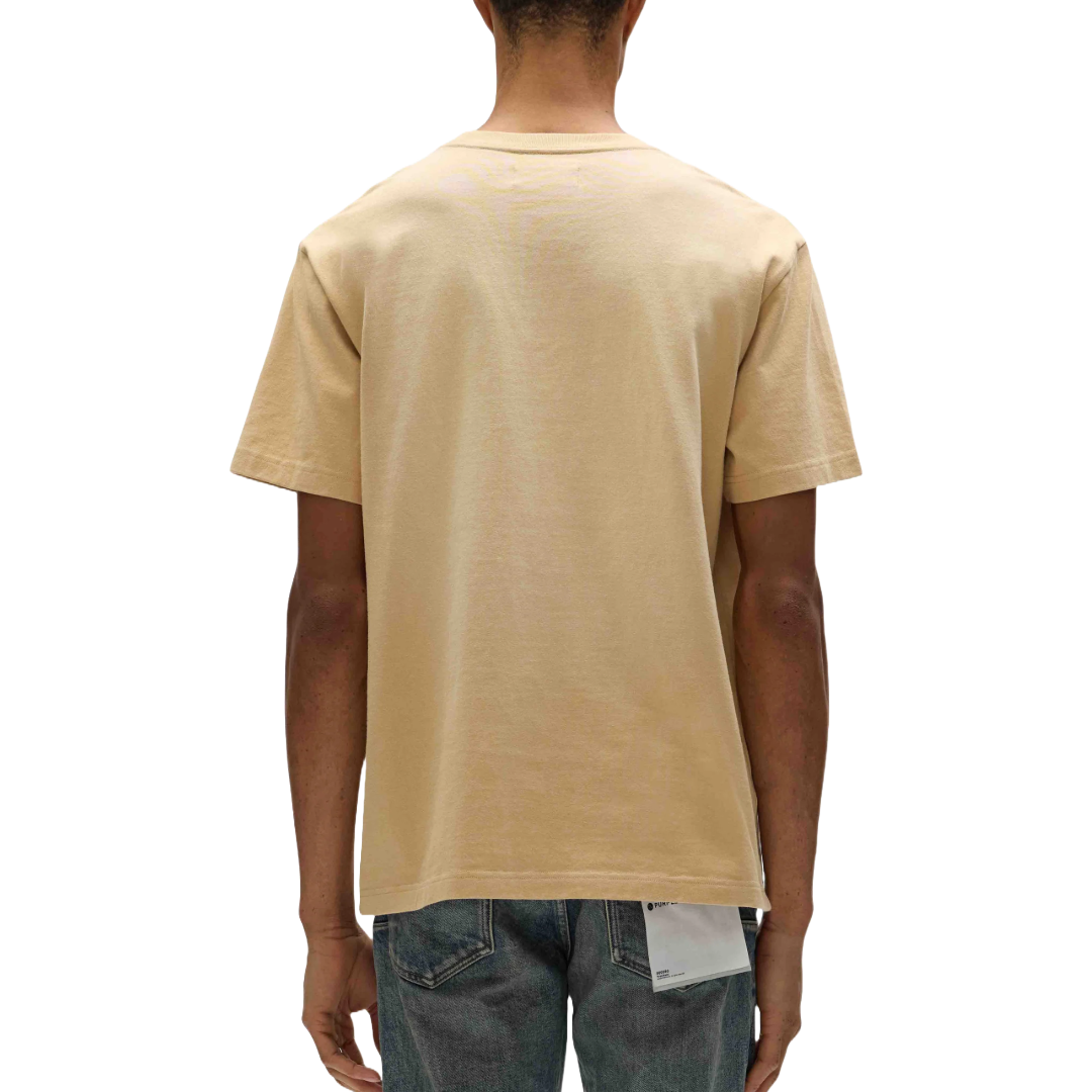 NEWSPRINT TEE BEIGE