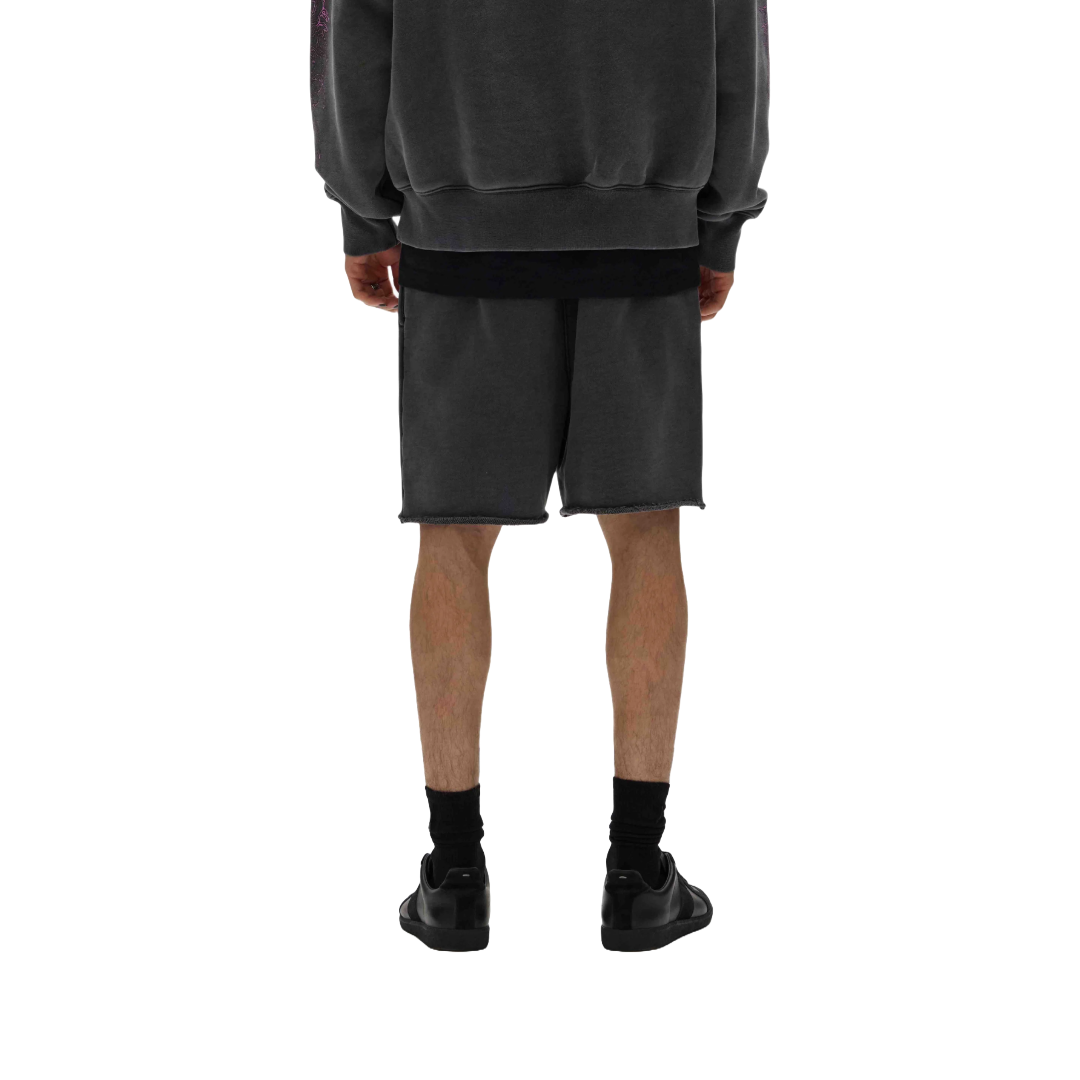 ARCHED GOTHIC SWEATSHORTS GRAY