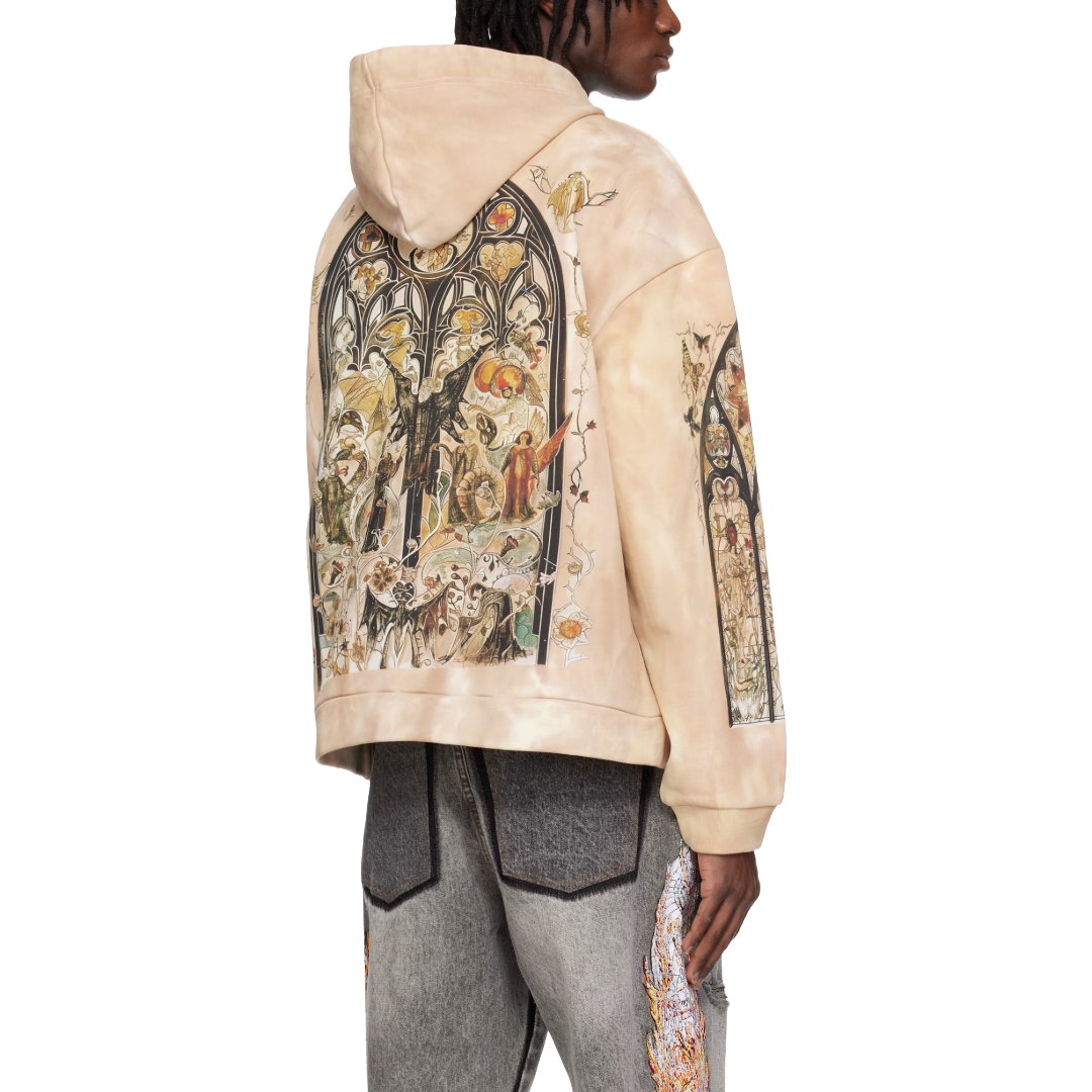 GLEAMING HOODED PULLOVER
