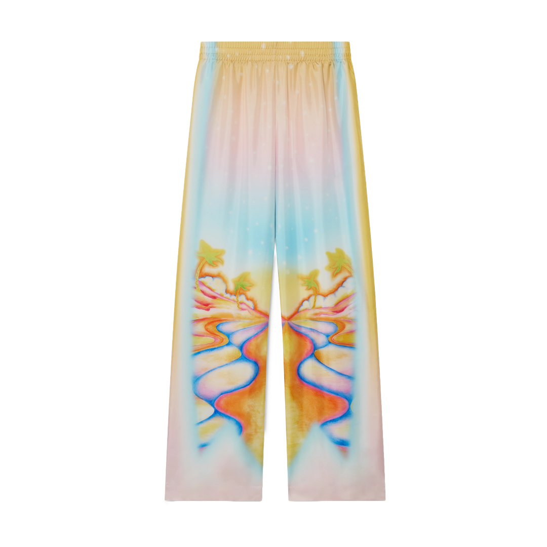 PSYCHADELIC NIRVANA SILK TROUSERS