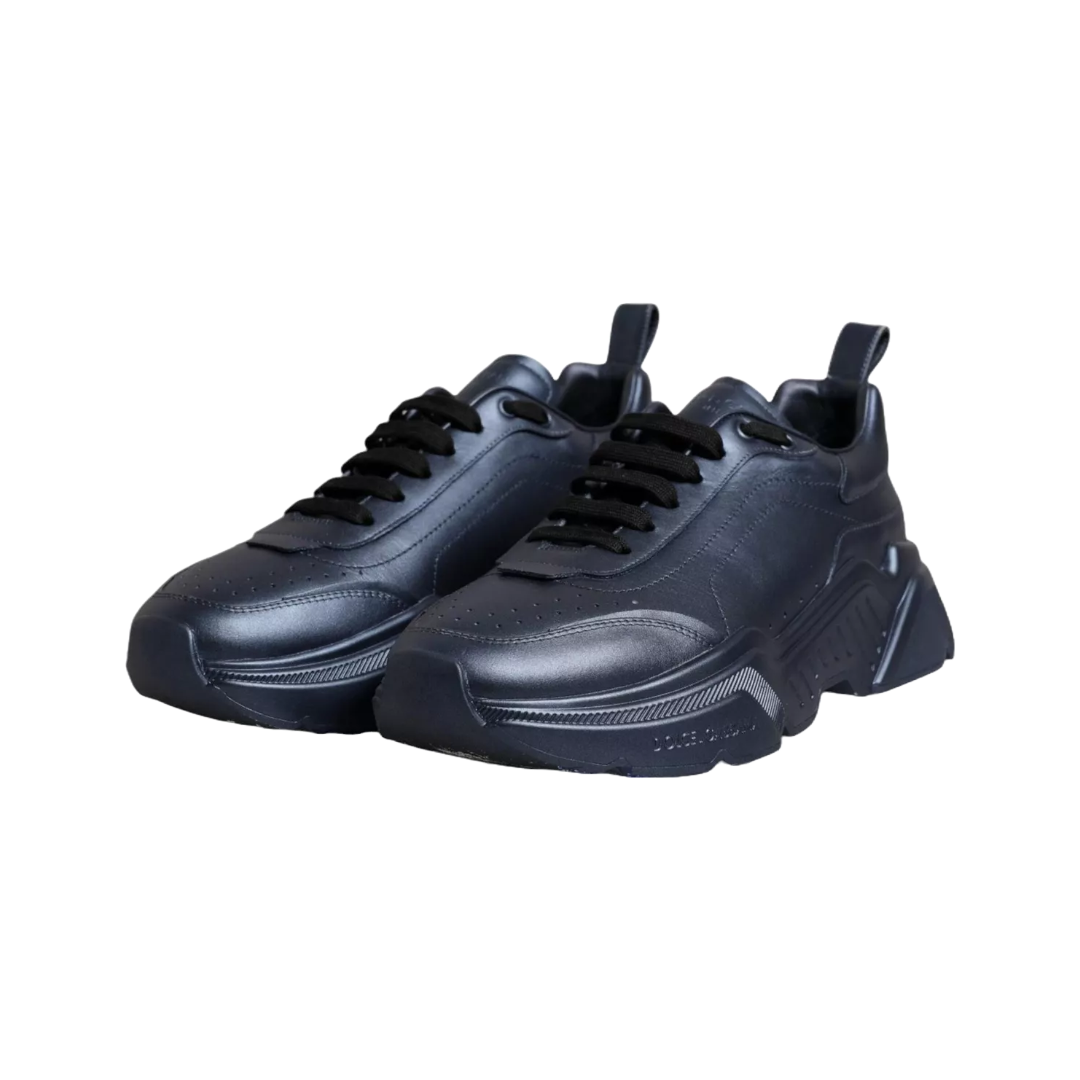 DOLCE & GABBANA LAMINATED-EFFECT DAYMASTER SNEAKERS