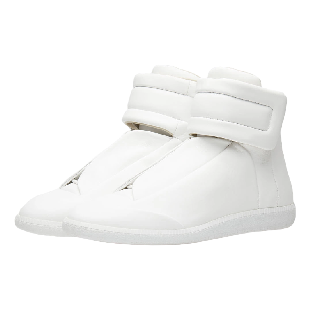 WHITE HIGH TOP SNEAKERS