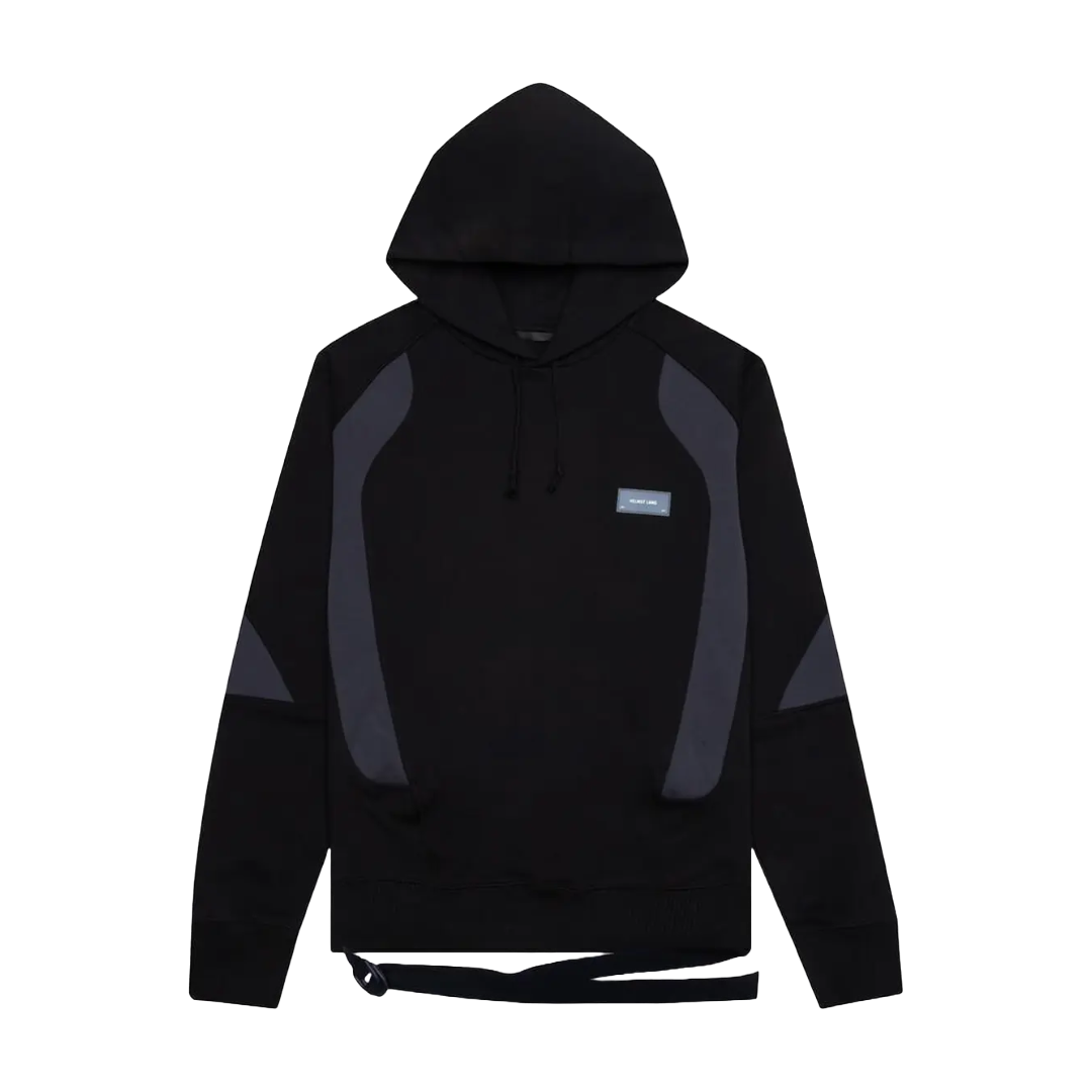 HELMUT LANG PANEL HOODIE BLACK/NAVY