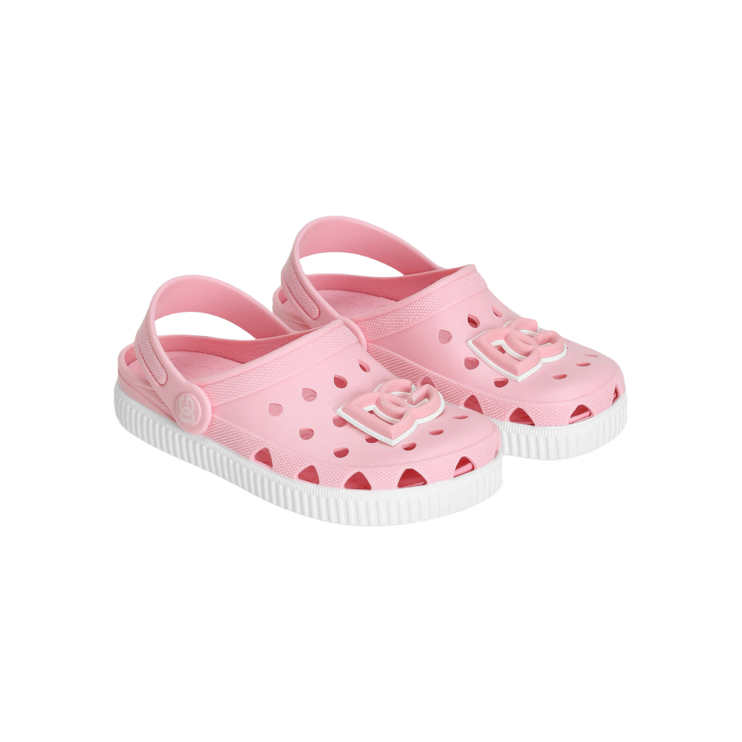 KIDS RUBBER SLIP-ONS WITH DG LOGO PINK