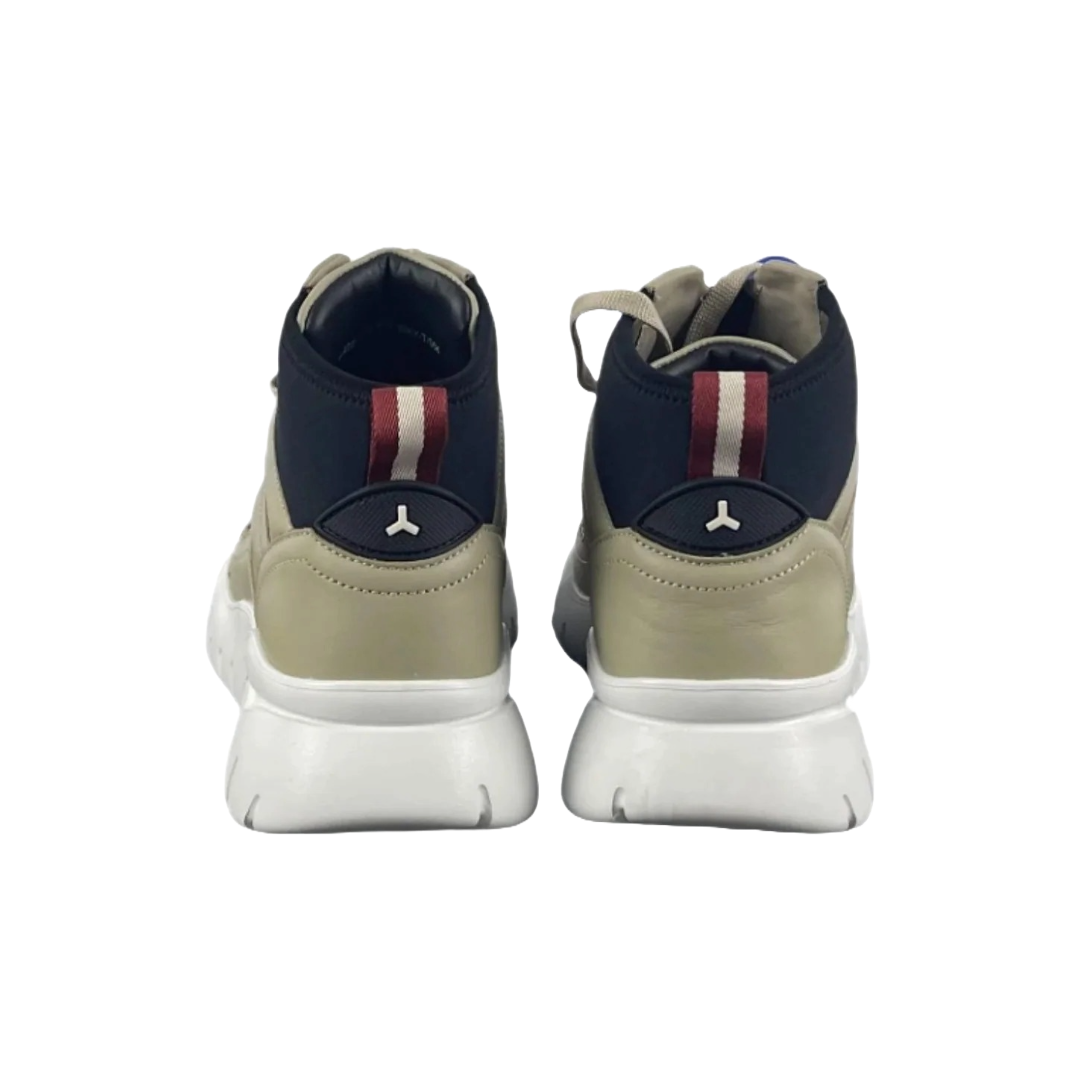 BALLY MENS BIKY CAILLOU LEATHER SNEAKERS