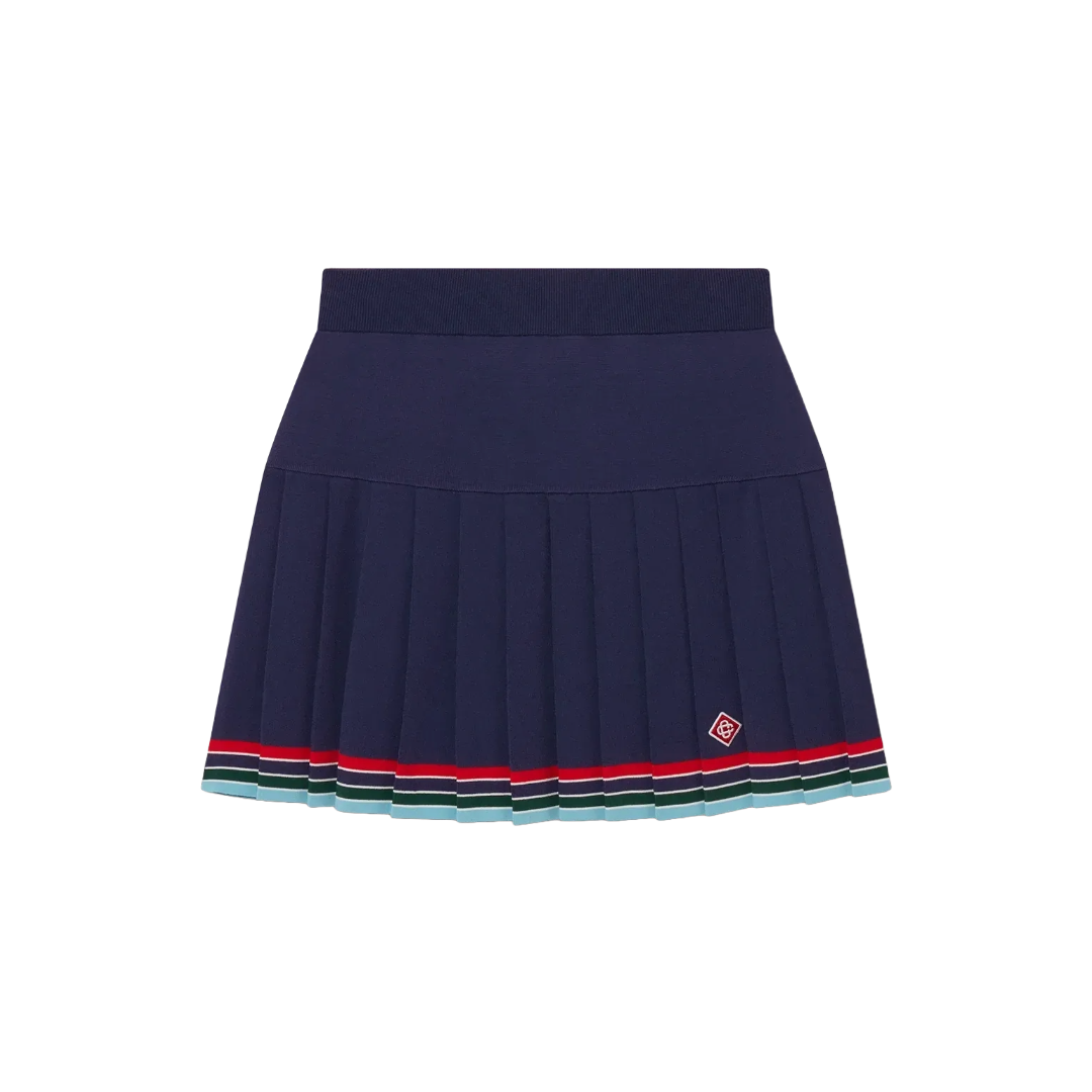 BASEBALL PLEATED SKIRT