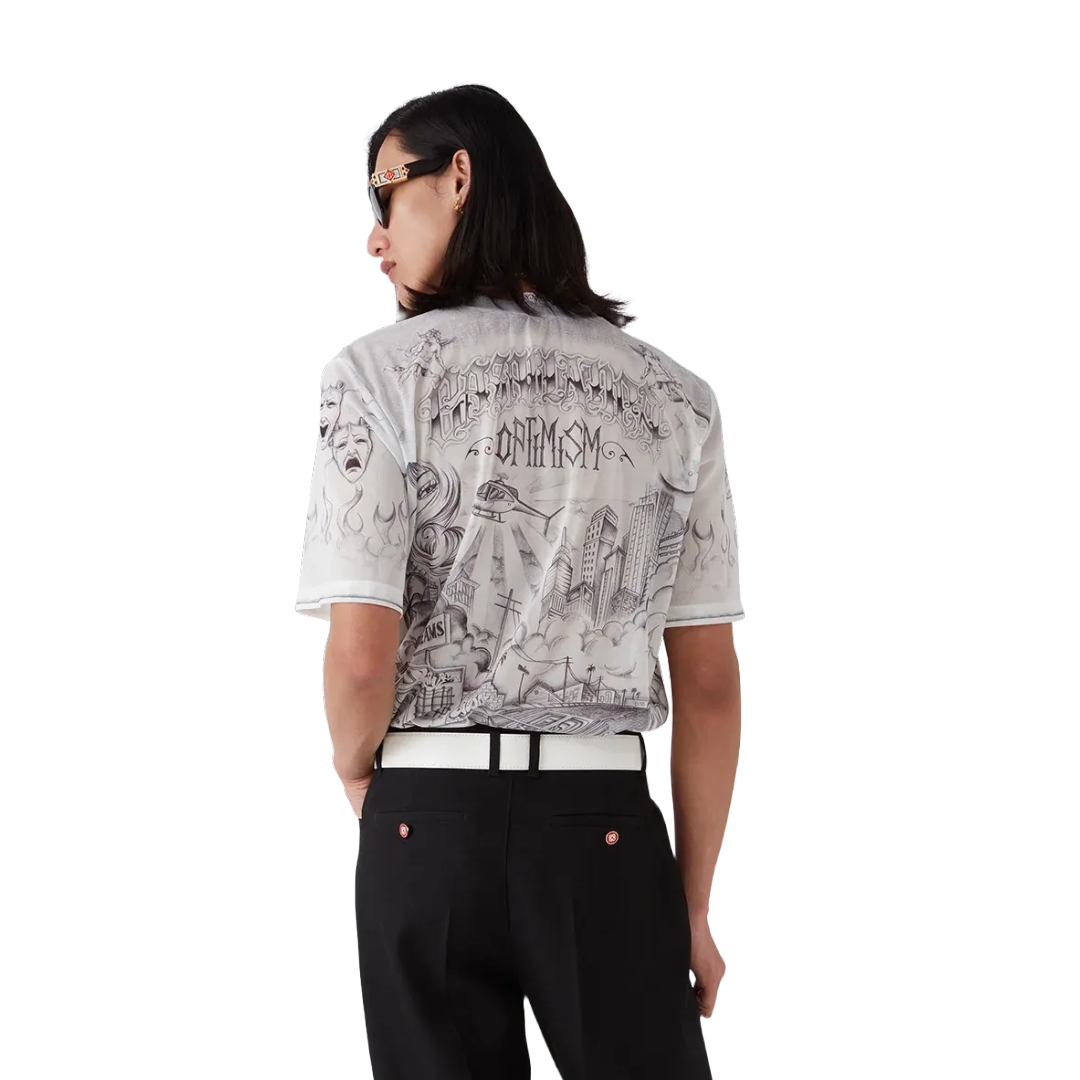 TATTOO MESH TOP MENS