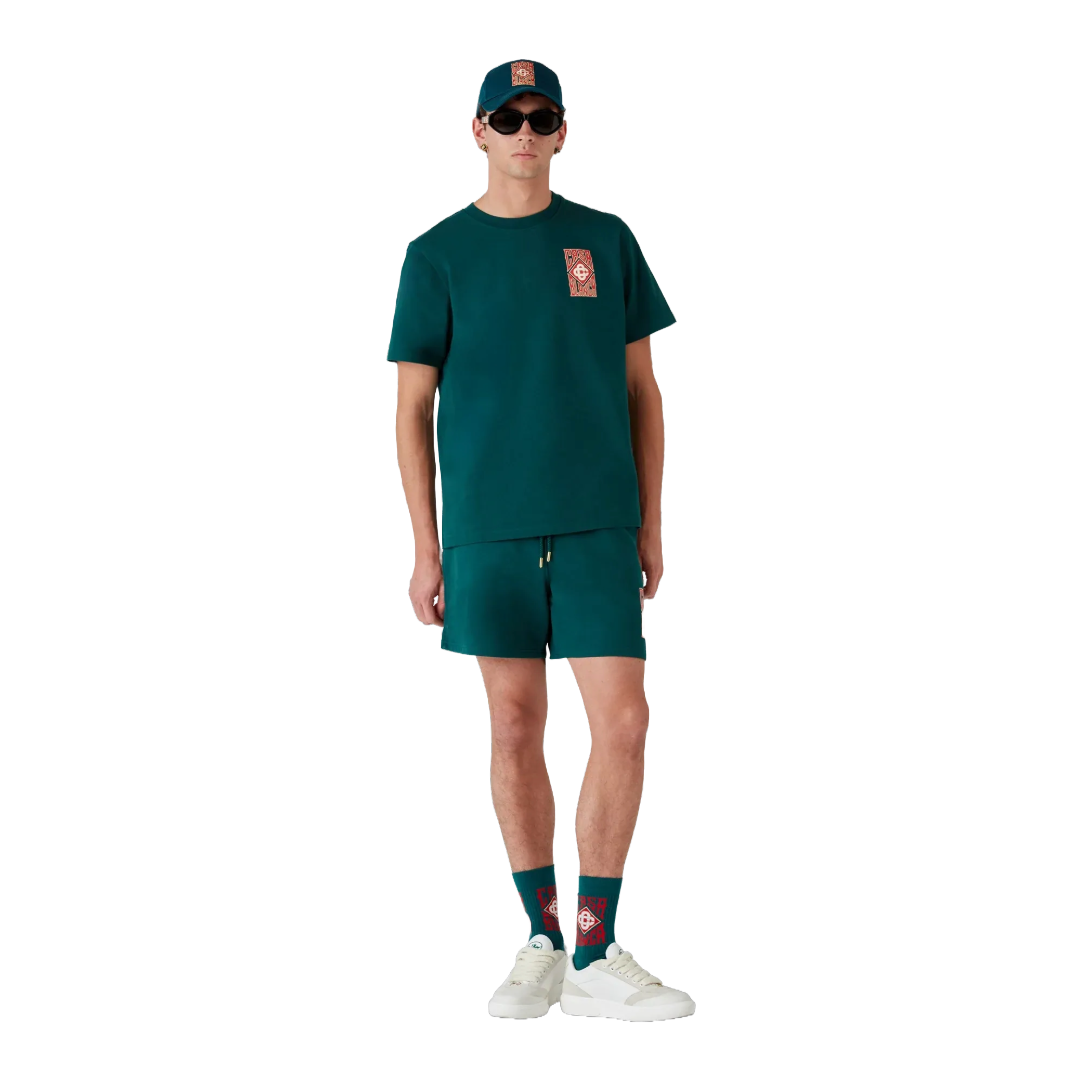 GOTHIC LOGO SWEATSHORTS GREEN